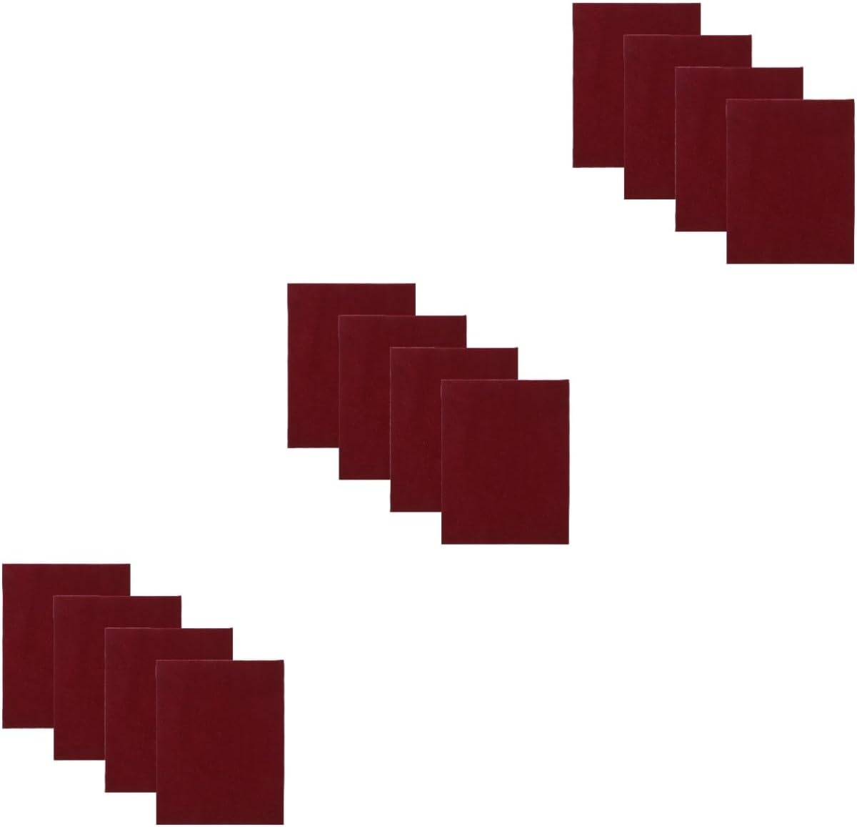 Veemoon 12pcs Bead Non- Mats for Jewelry Making Flocking Sponge Beading Tools Jewelry Accessories Random