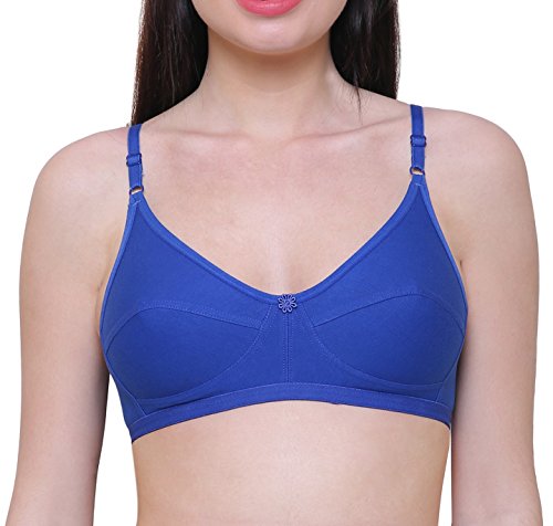 Image of INNER TOUCH Women's Cotton Non-Padded Bra (Pack of 3)