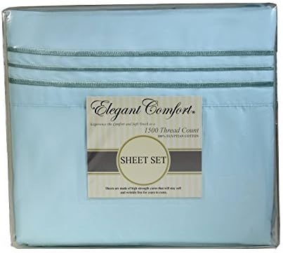 Miniatura 3 de Elegant Comfort Juego de sábanas de lujo en Tienda, sin arrugas, 1500 hilos, calidad hotelera, 4 piezas, colección de flores, bolsillo profundo,