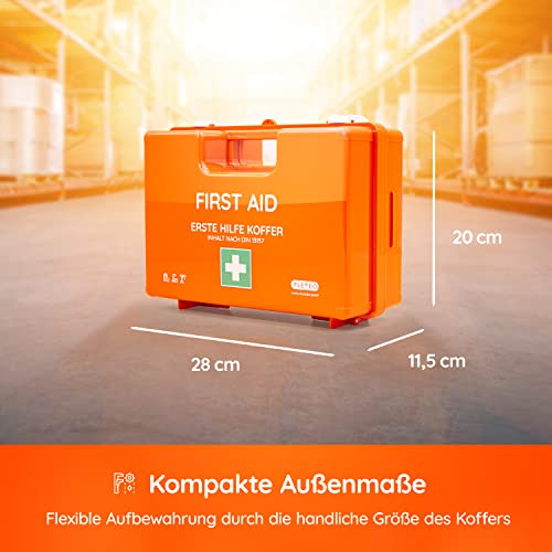 Erste Hilfe Koffer nach neuer DIN 13157:2021 | Gefüllt, inkl. Wandhalterung und gratis Aufklebern | Erste Hilfe Kasten… - Image 7