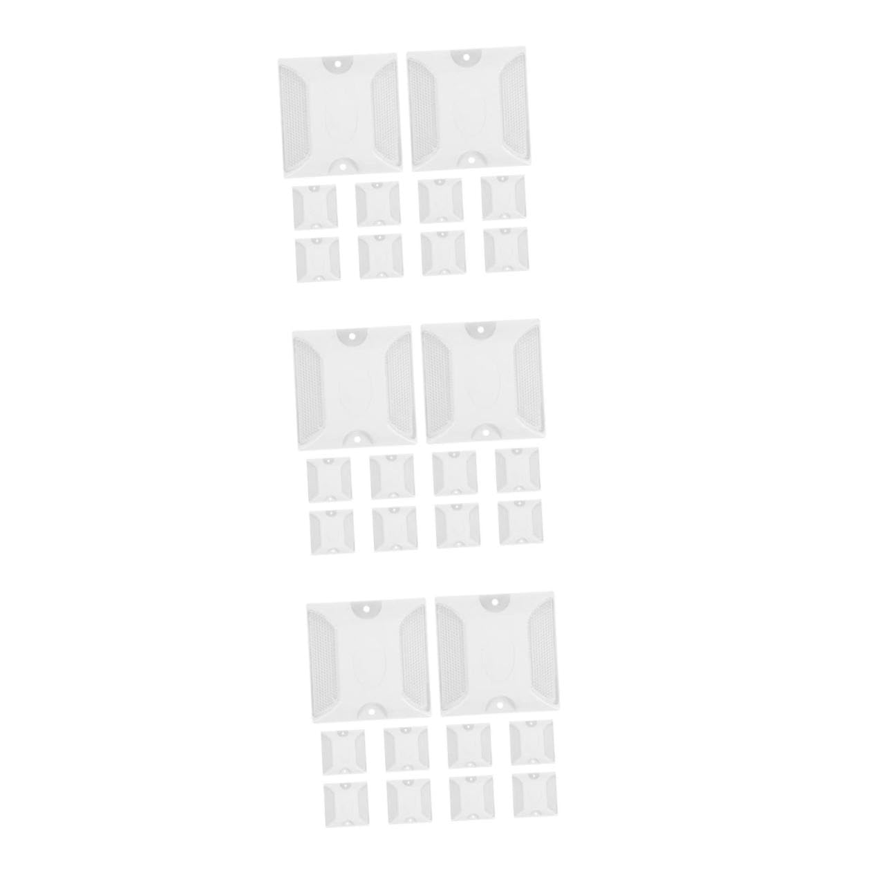 IMIKEYA 3 series Marcador De Seguridad Vial Reflectores De Seguridad Vial Reflectores De Marcadores Reflectantes 10 piezas x 3