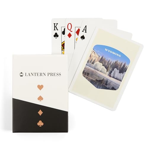 Naipes poker Lantern Press Wyoming Lithograph 52 cartas