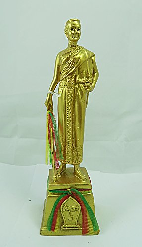 7â€H Resin Thai Heroine Thao Suranari (Khun Ya-Mo) Statue: Gold
