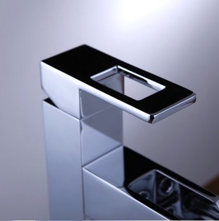 Mélangeur d'évier cascade vanity vessel avec robinet LED chrome