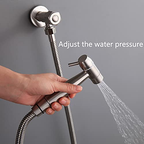 Pulvérisateur de bidet à main FFOCCO en laiton brossé pour WC