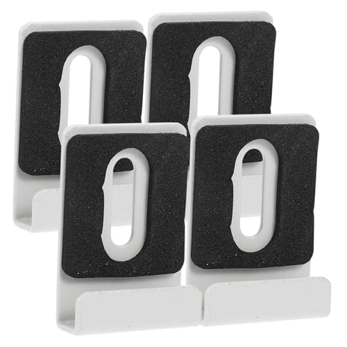 Gadpiparty 4pièces Support Miroir Avec Colle Adhésive Clips De Pour Miroirs Sans Cadre Fixation Pour Maison Et Bureau