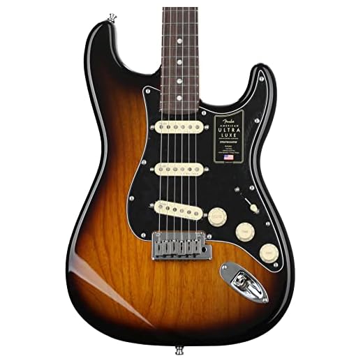 Fender American Ultra Luxe Stratocaster RW 2CSB · Guitarra eléctrica
