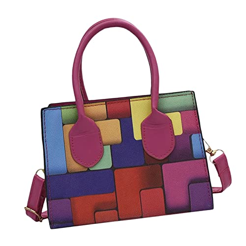 Image of SYDLMultifunctional Handbag Colored for Traveling Daily Use Vocation Rose Red| Womens Handbags & Bags| Womens Handbags & Bags