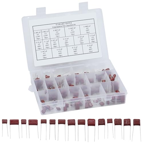 Condensateurs polypropylène métallisé pour kit de réparation TV et audio DIY