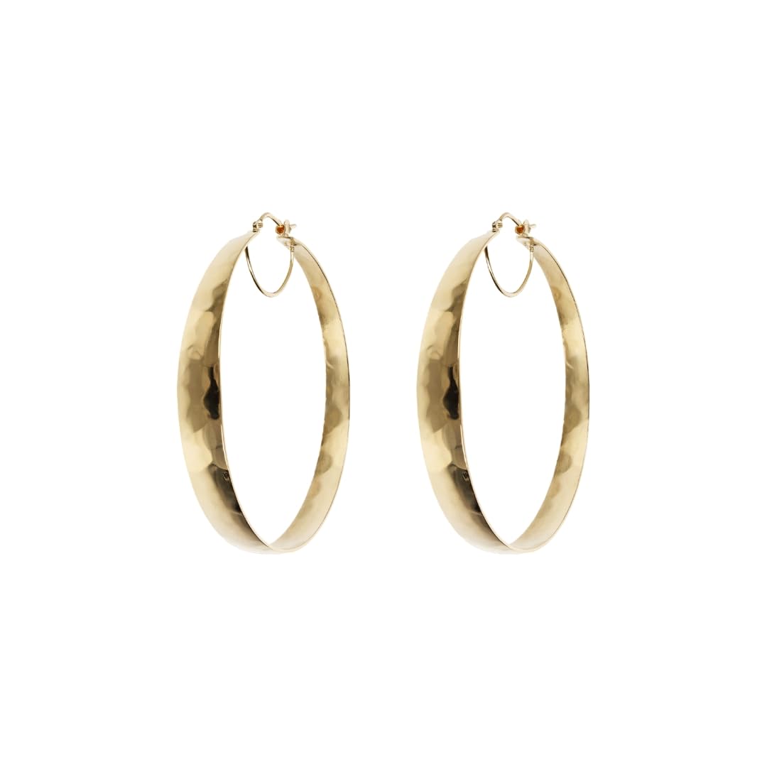 ETRUSCA GIOIELLI Orecchini Donna placcati Oro 18k – Orecchini a Cerchio Anallergici – Gioielli Made in Italy – Idea Regalo Compleanni, Anniversari, Festa Donna, Festa Mamma