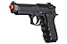 Goldenball Spring-Powered Bereta M9 Airsoft Pistol Two Pack (Silver & Black) - Shooting at 180 FPS