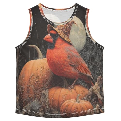 Pumpkin Stack Dark Boys Tank Tops Quik Dry Toddler Tank Top Undershirts T-Shirts for Sports,3T