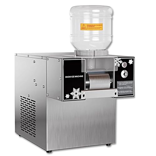IUokLU Máquina para fabricar Hielo en Forma de Copo de Nieve de Forma automática 60 kg/24 h máquina de Afeitar Hielo eléctrica Comercial máquina para Hacer Conos de,