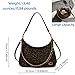VTYFRY Leopard Print Crossbody Bags Purse for Women Trendy Travel Vintage Fashion Underarm Shoulder Handbag Tote Versatile (Brown)
