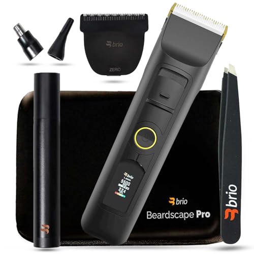 Brio Beardscape V2 Black Bundled with Zero Blade