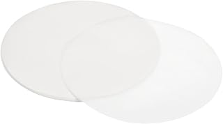 uxcell 100pcs Parchment Paper Rounds, 9 Inch Non Stick Baking Paper Parchment Sheet for Pizza Pan, Cake Pan, Springform Pan,White