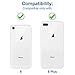 MMOBIEL Home Button Compatible with iPhone SE 2022 / SE 2020/8 / 8 Plus - Flex Cable Connector - Replacement - Incl. Screwdrivers - Silver