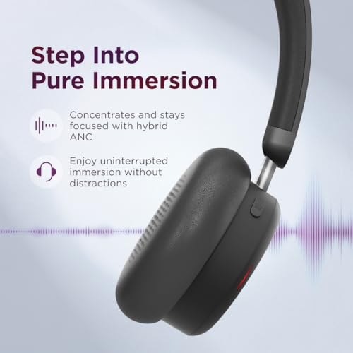 Lenovo Dual Mode Wireless ANC Headset 6550 with USB-C Receiver Microsoft Teams Certified, Hybrid Active Noise Cancellation, Bluetooth Dual Connectivity, Long Battery Life, Black - image 4