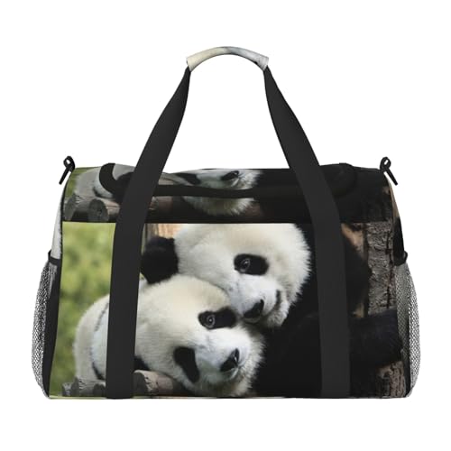 Sac à main d'entraînement panda pour une routine active et douce