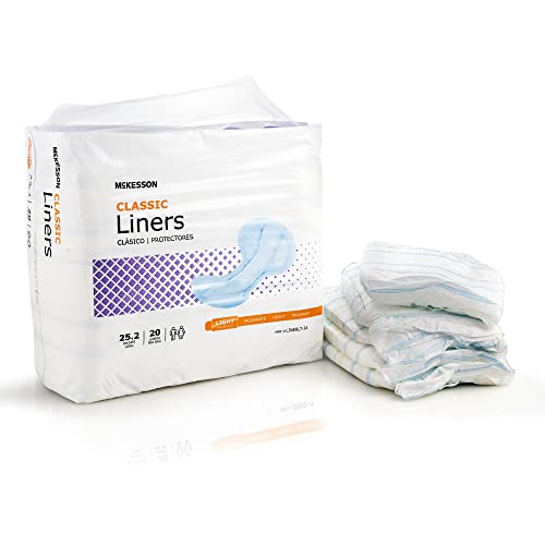 McKesson Classic Unisex Contoured Incontinence Liners #TOP22