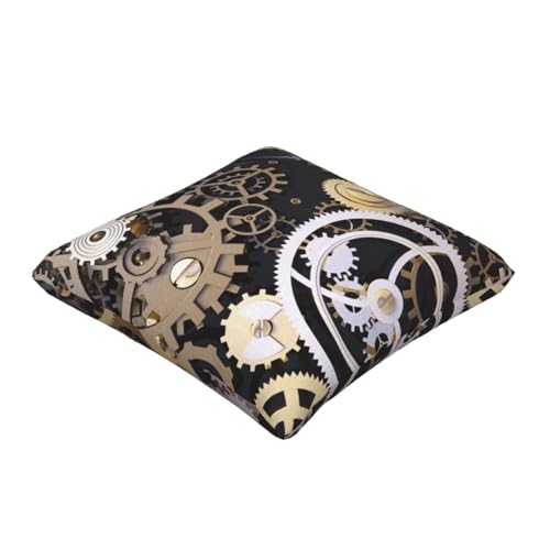 Housse de coussin steampunk robuste en imitation lin pour rénover un canapé - 3