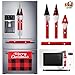 JOYIN Christmas Refrigerator Handle Covers Set of 5 Xmas Appliance Handle Covers for Kitchen Fridge Microwave Oven Dishwasher Decoration, Xmas Indoor Décor, Xmas Home Decorations Party Favor Supplies