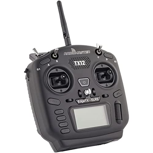 Xiangtat Radiomaster Tx12 Mkii Elrs 16Ch Support Opentx And Edgetx Remote Control Transmitter For Rc Drone Mode 2 (Tx12 Mkii Elrs With Carry Case + Battery) #TOP2