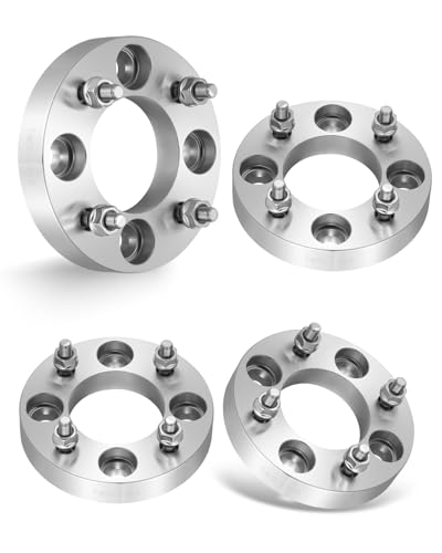 EVIL ENERGY 4x110 Wheel Spacers 74 Hub Bore M10x1.25 Stud Compatible with EZGO EZ GO Golf Cart Club Car ATV 1 inch Lug Centric 4 pcs Wheel Spacer Not Hubcentric Silver