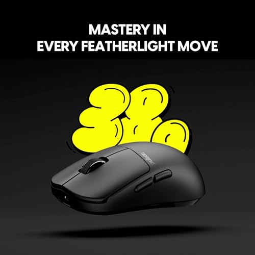 Image of Pulsar Gaming Gears X2N Crazylight Wireless Gaming Mouse, Ultra Lightweight 1.34 oz (38g), Optical Switch, 32000 DPI, 750 IPS, XS-1 Sensor, 8k Compatible (Mini, Jet Black)