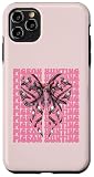 Piccione Caccia Piccione Cacciatore Ragazza Mamma Coquette Bow Custodia per iPhone 11 Pro Max