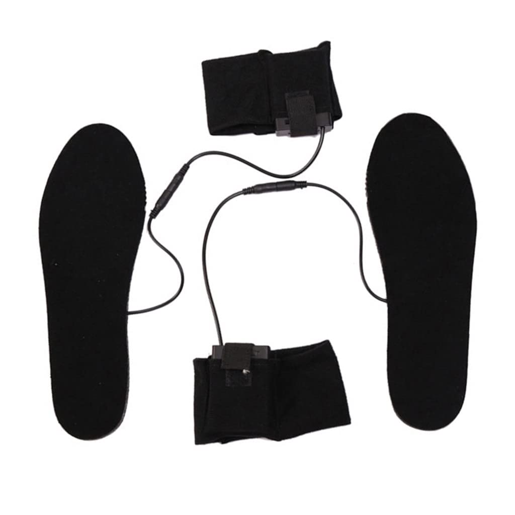 Chaussure chauffée sous-vêtements Pieds Chaussettes Chaude Chaussette Camping grimpant randonnée Lavable Semelle intérieure Thermique Hiver Accessoires de Ski Hiver(40 to 45)