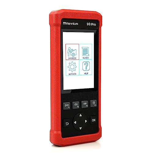 LAUNCH Millennium 90 Pro OBD2 Scanner, DIY Full OBD Function Car Code Reader, Check Engine/ABS/SRS/Transmission Diagnostic Scan Tool, Oil/EPB/BMS/DPF/SAS Reset/ABS Bleeding Car Scanner, Free Update