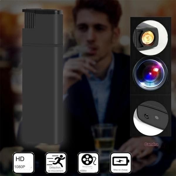WiFi Spy Camera Lighter Full HD 1080P Video with Sound : Amazon.com.be:  Electronics