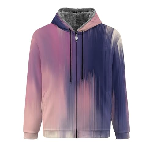 Veste polaire pour homme à motif abstrait pour vos sorties d'hiver décontractées