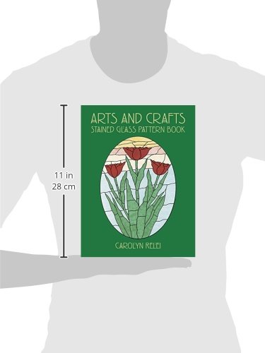 Arts and Crafts Stained Glass Pattern Book