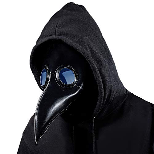 Lubber Plague Doctor Mask Gothic Cosplay Retro Steampunk Props for Halloween Costume （Simple