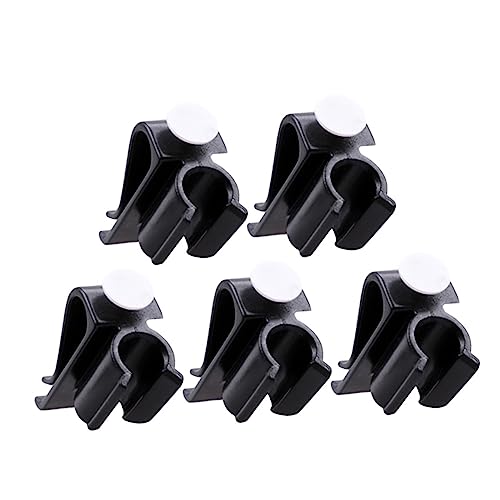 MOTHNUR 5pcs Black Putter Clip Clamp Holder Organizer for Golf Bags Securely Holds Your Putter and Marker Essential Golf Accessories for Easy Accessibility