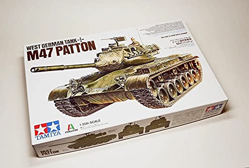 Tamiya M47 Patton 1/35 Maquette de Char Ouest-Allemand pour Diorama Militaire