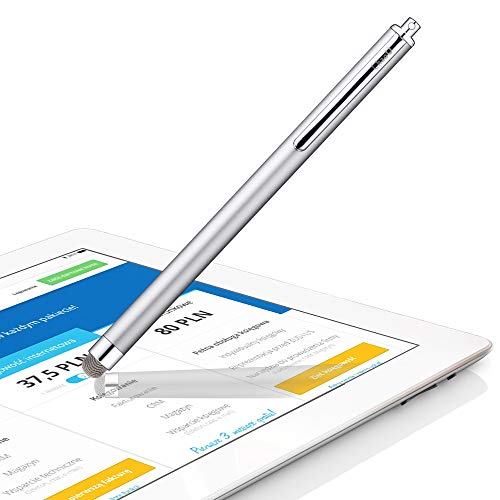 ChaoQ Stylus Pens for Touch Screens, Mesh Fiber Capacitive Stylus (6-Pack), with 6 Replaceable Mesh Tips (Black, White, Pink, Green, Sky Blue, Silver) by ChaoQ - Image 4