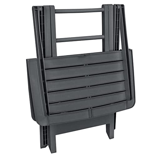 Ensemble bistrot pliable 3 pièces avec table et 2 chaises de jardin - 8