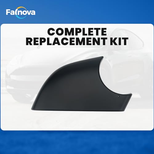 Right Rearview Mirror Cover Bracket Compatible with Tesla Model Y 2020-2025 by Falnova - Used condition - Image 8