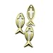 Produktbild 100PCS 20 ¡á9 mm Jesus Kreuz Fisch Charms Antik Bronze Ton Anhänger a10908