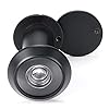 YOUTU® Türspion Weitwinkel, Türbetrachter Guckloch, Massives Messing Körper und Weitwinkel HDglaslinse,220 Grad Betrachtungswinkel, Bohrloch Ø 16mm. (schwarz)