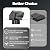 Trivd Frol 4 Inch Roof Vent Cap, Heavy Duty Galvanized Steel Removable Roof Exhaust Vents for Houses, Home Ventilation System with Damper, Black