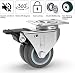 GBL - 4 Ruedas para Muebles + Tornillos 400KG | 50mm Ruedas...