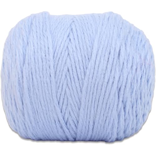 Image of ThreadArt Chunky Yarn Big Cake, 300g (316 Yards - Ice Blue 16 | Super Bulky #6 for Hand Knitting & Crocheting - 100% Soft Acrylic for Blanket Yarn