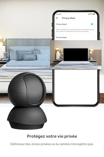 Caméra WiFi 360° Tapo C201 : Surveillance intérieure Full HD Vision Nocturne Caméra WiFi 360° Tapo C201 : Surveillance intérieure Full HD Vision Nocturne
