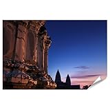 islandburner Premium Poster Angkor Wat Tempel Sonnenaufgang 