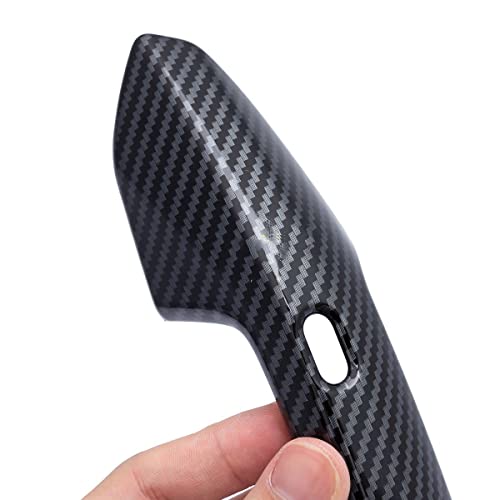 Garniture poignée porte voiture en carbone pour trajets quotidiens Audi A3