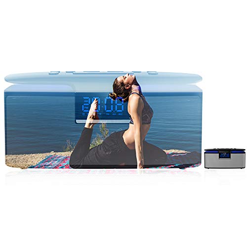 Emerson Portable Bluetooth Speaker, 12W Stereo, Usb Charging, Hands Free Calling, Night Light, Er-Bt200 Clock And Fm Radio, Dark Gray #TOP2